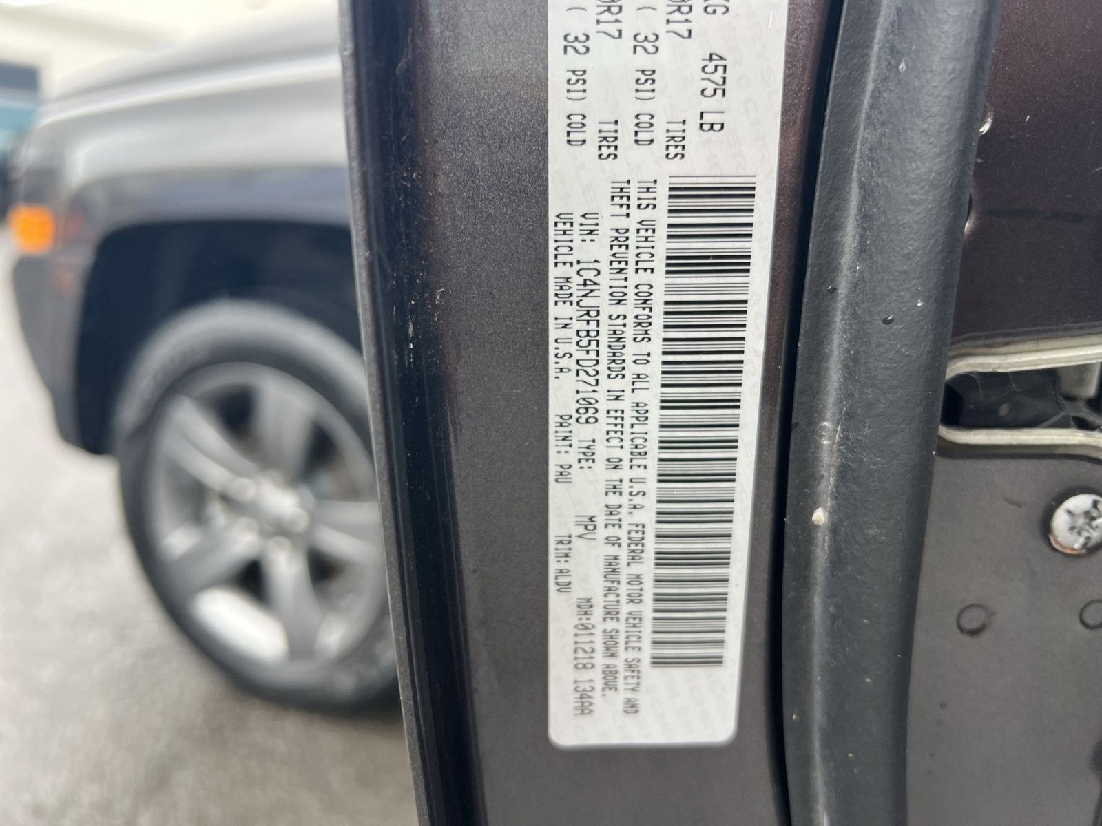 2015 Jeep Patriot Latitude