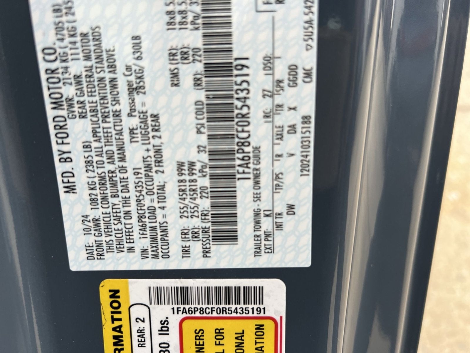 2024 Ford Mustang GT