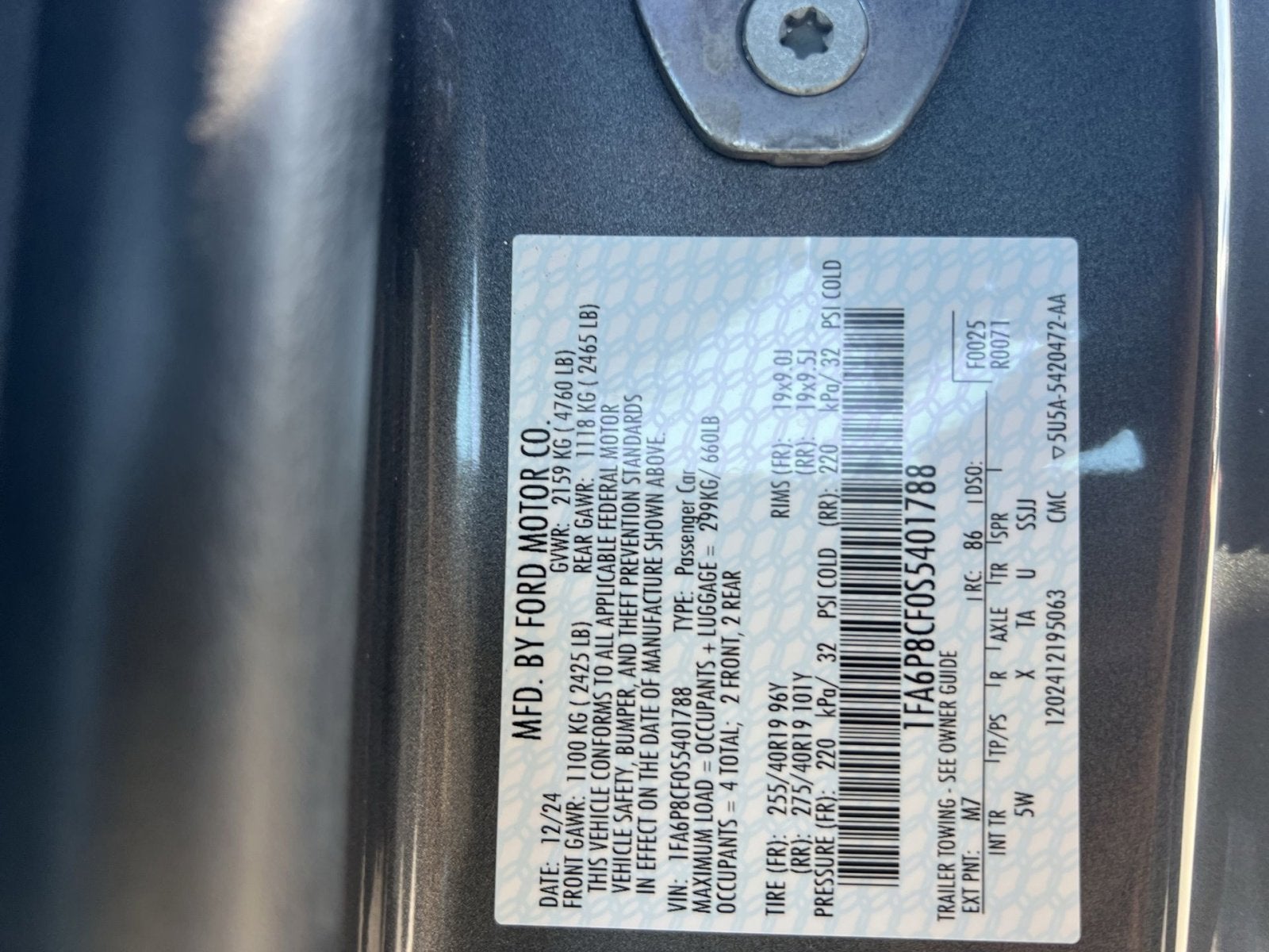 2025 Ford Mustang RTR Spec 3 Supercharged