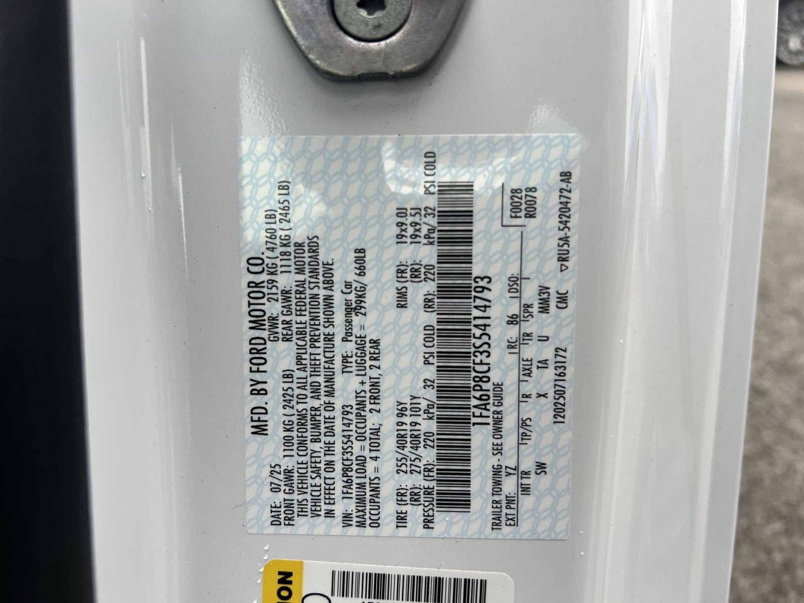 2025 Ford Mustang Shelby Supercharged GT350