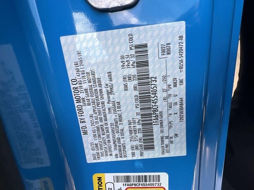 2025 Ford Mustang RTR Spec 3 Supercharged