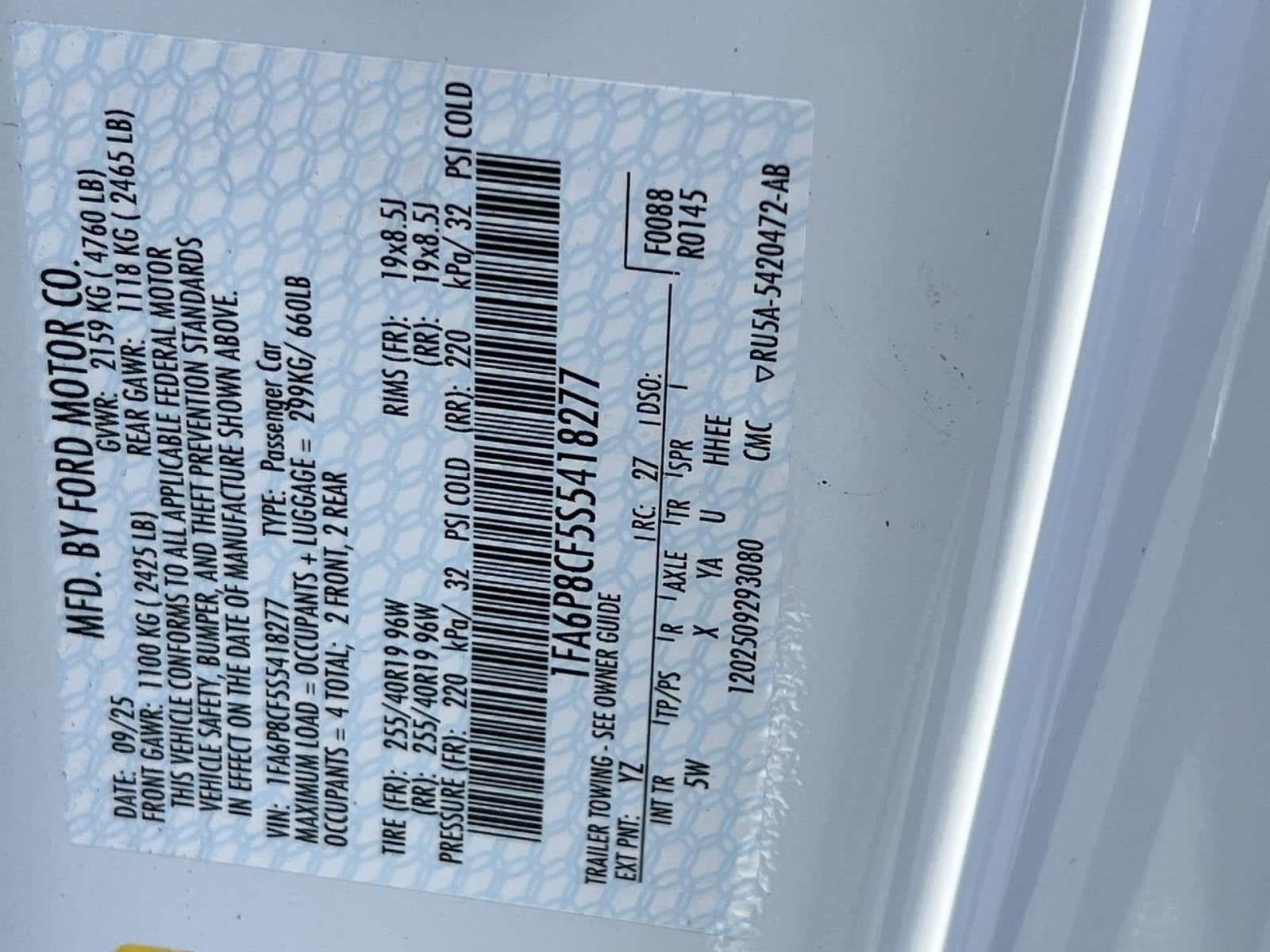 2025 Ford Mustang GT Premium