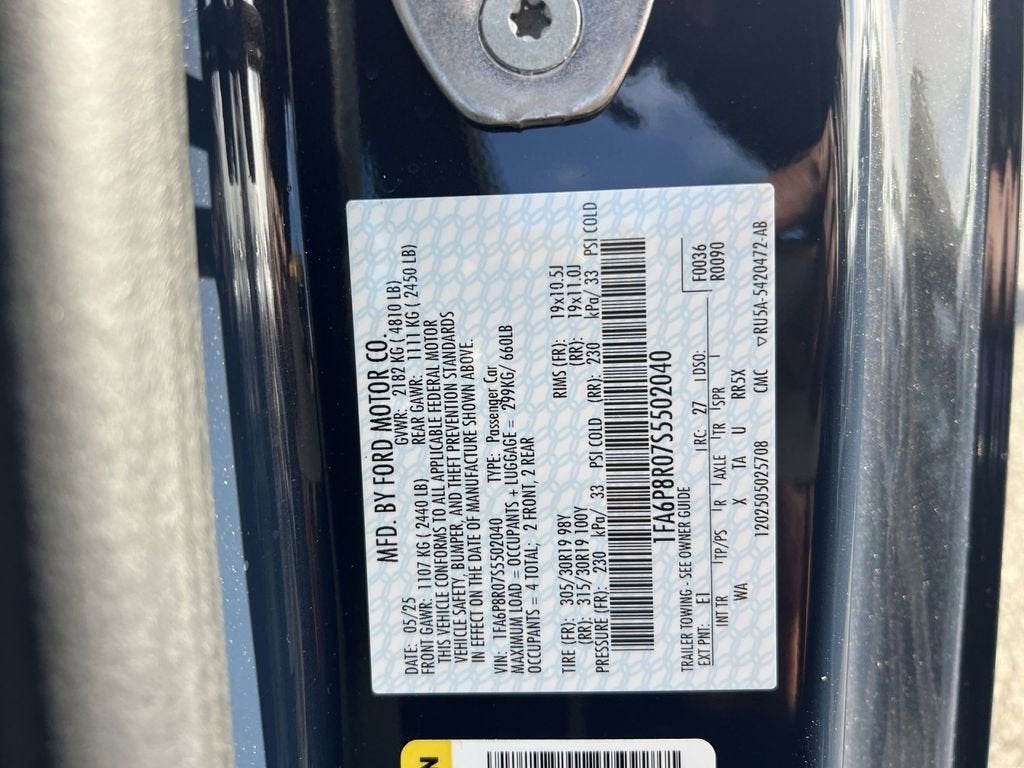 2025 Ford Mustang Dark Horse