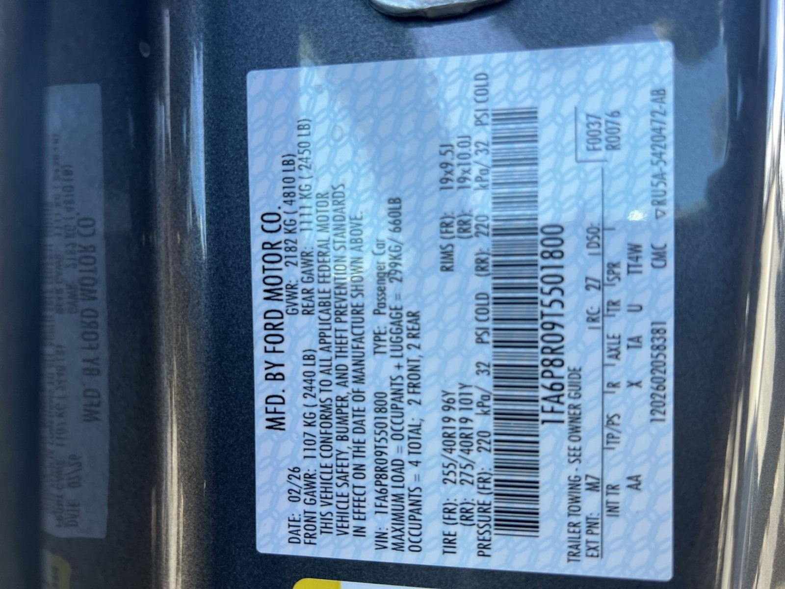 2026 Ford Mustang Dark Horse