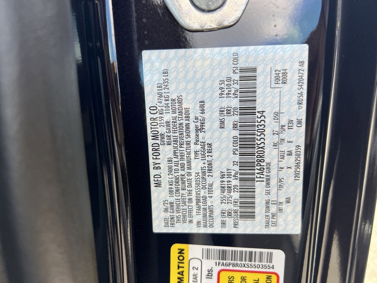 2025 Ford Mustang Dark Horse