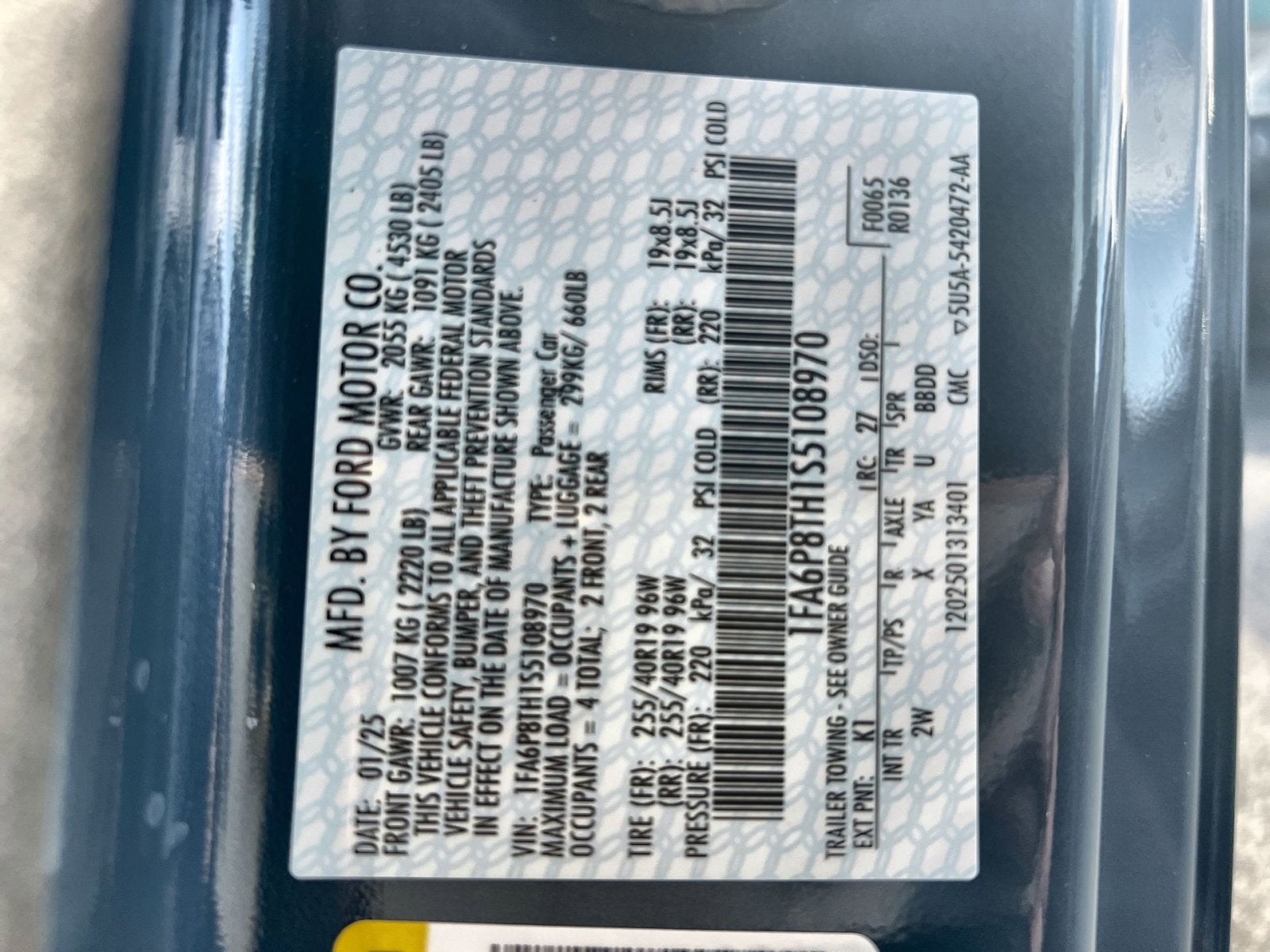 2025 Ford Mustang EcoBoost