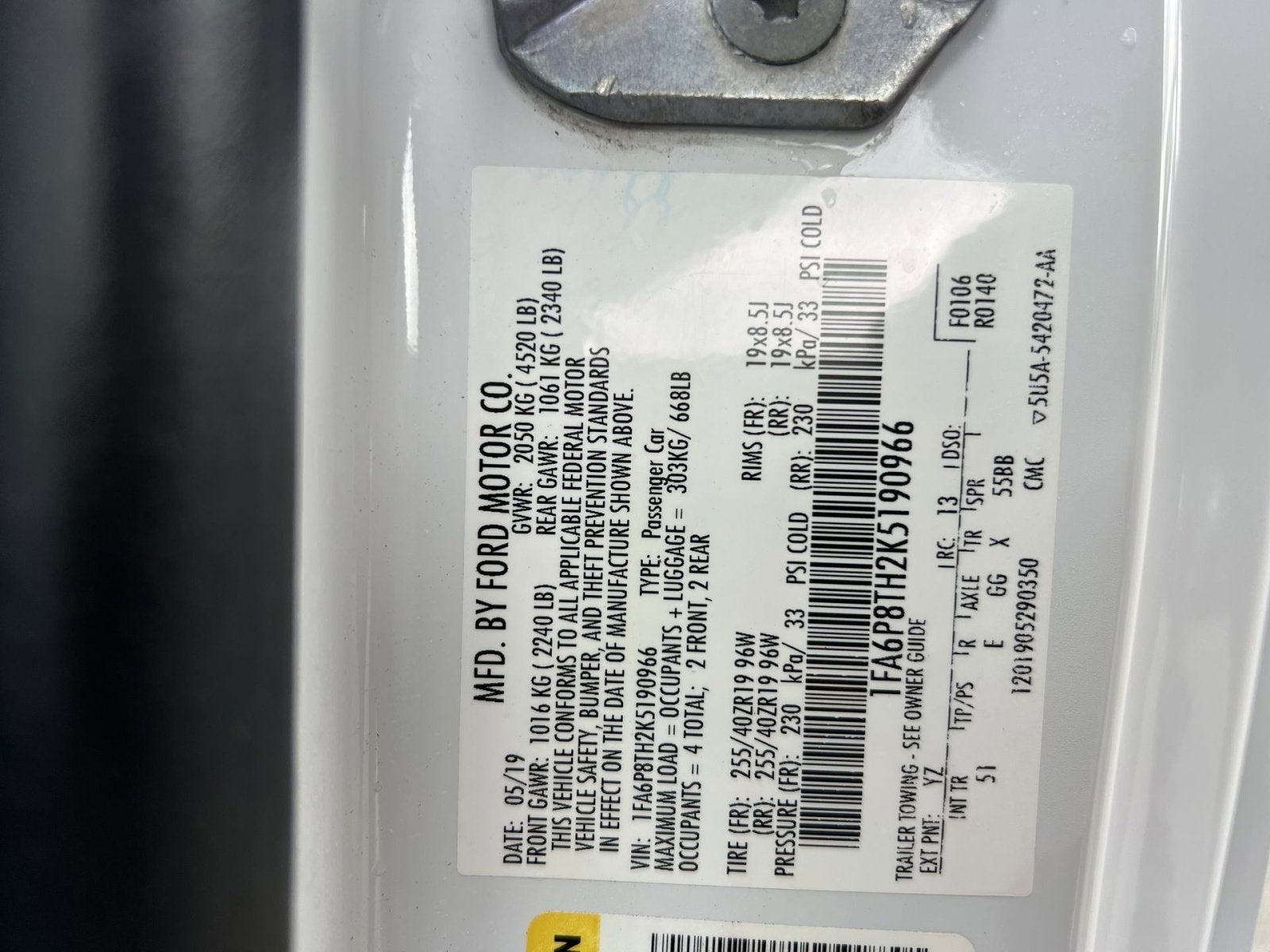 2019 Ford Mustang EcoBoost Premium