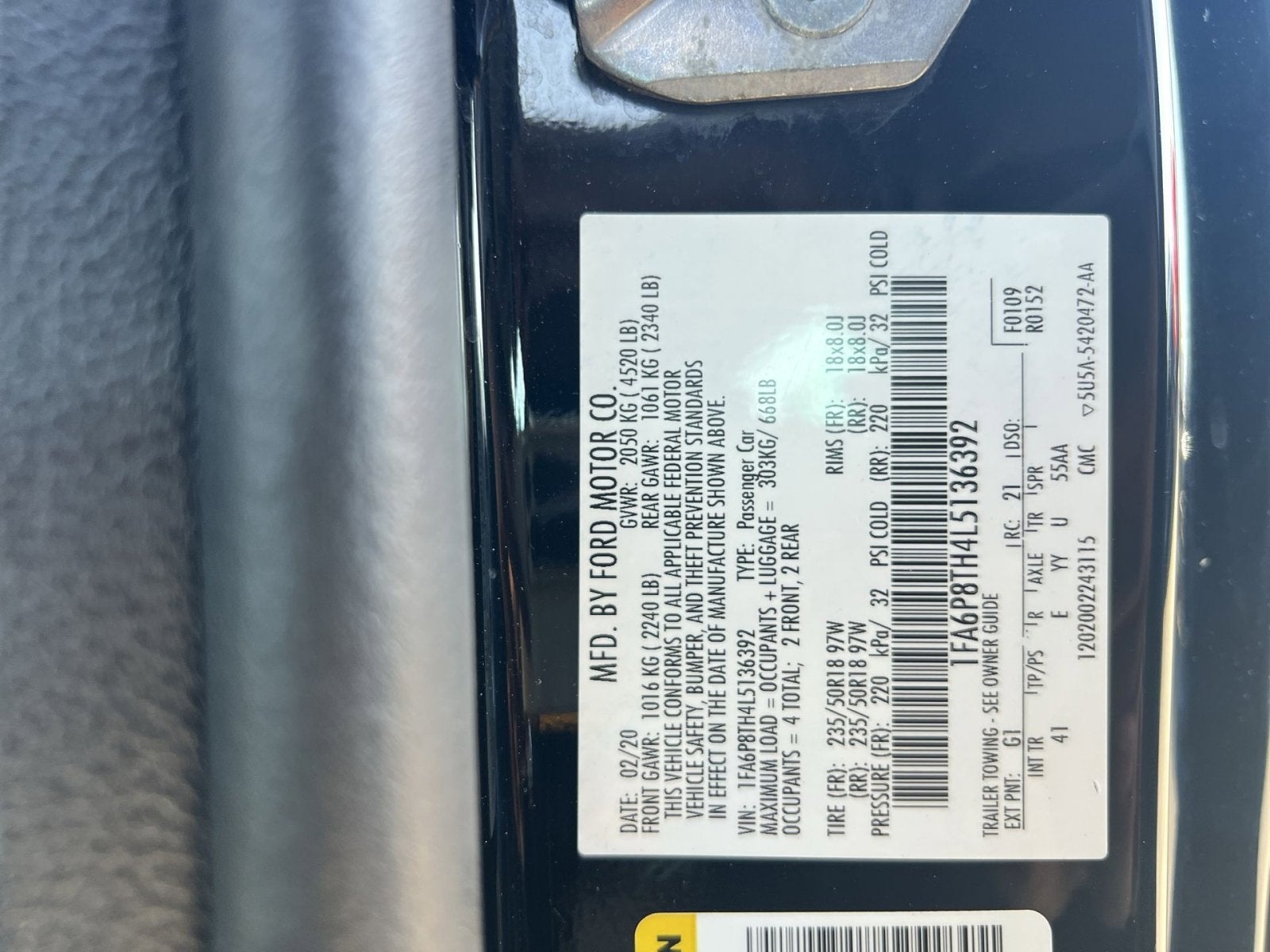 2020 Ford Mustang EcoBoost Premium