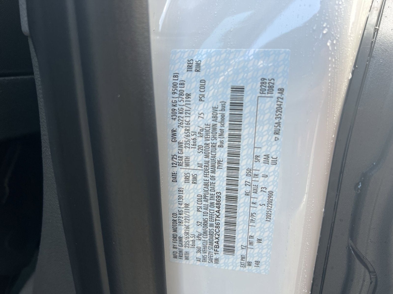 2026 Ford Transit-350 XL