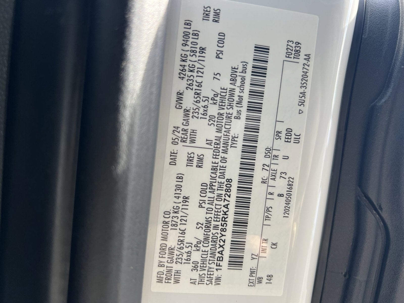 2024 Ford Transit-350 XLT