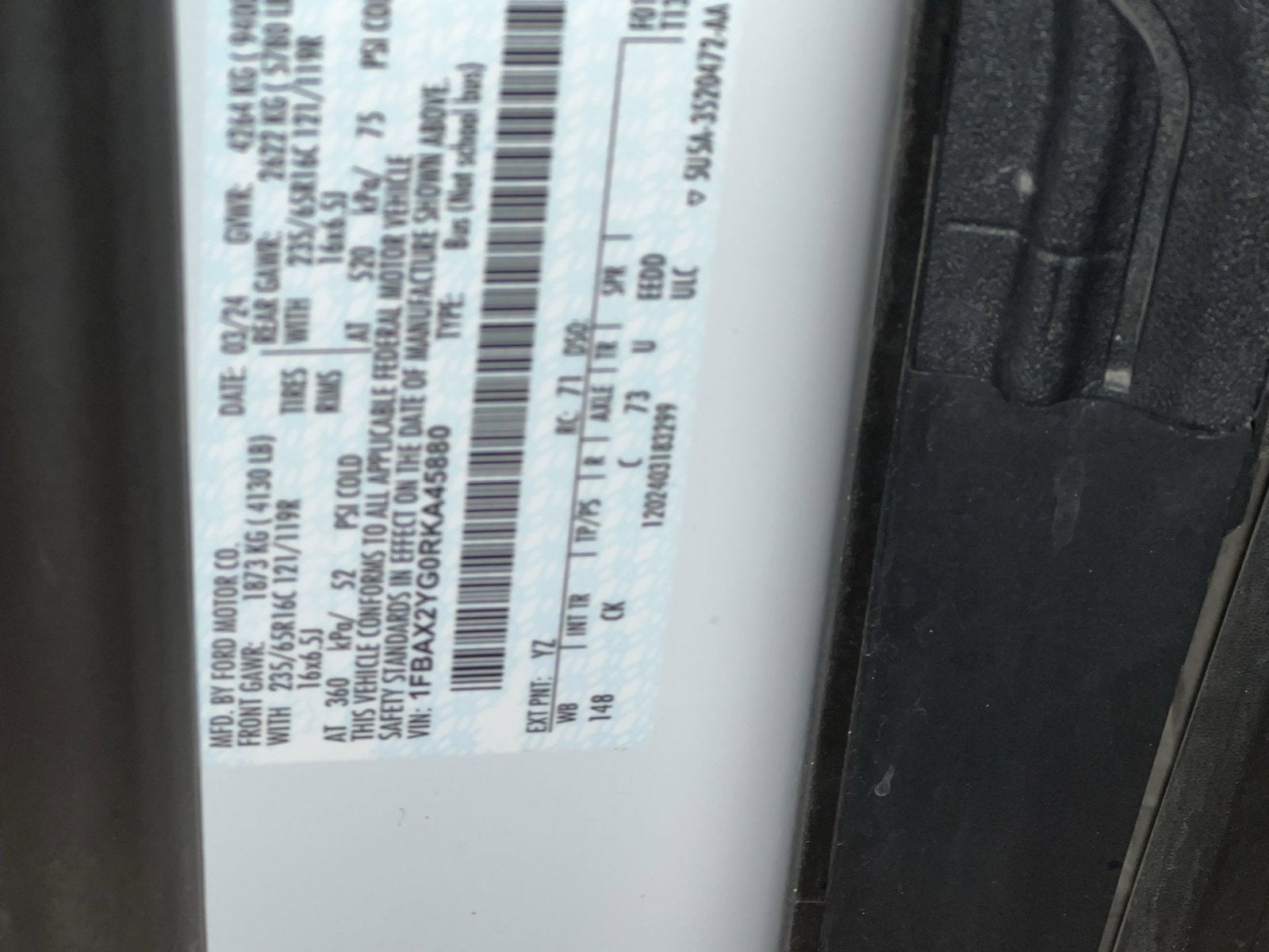 2024 Ford Transit-350 XLT