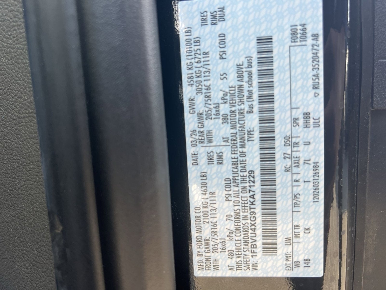 2026 Ford Transit-350 XLT