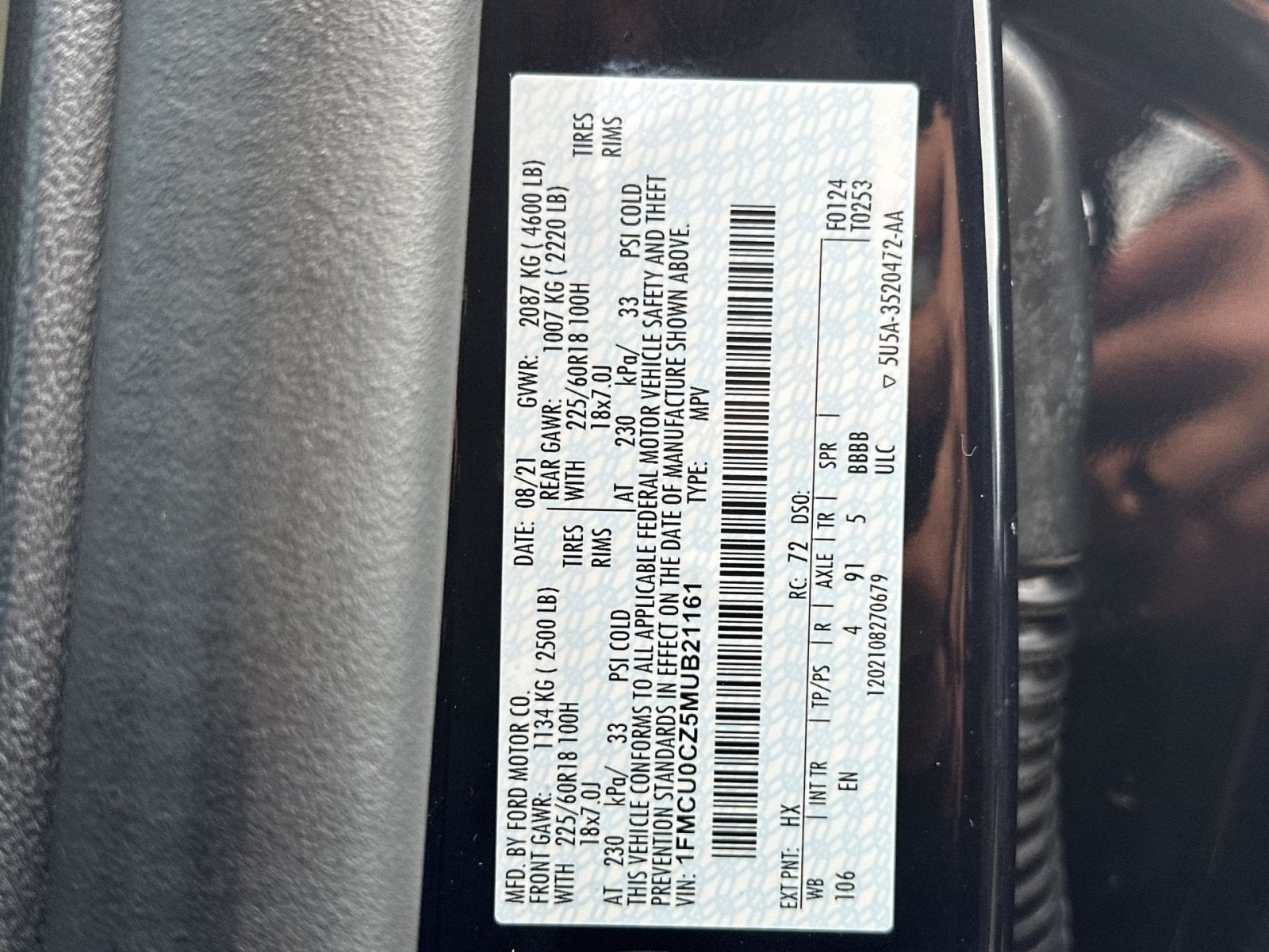 2021 Ford Escape Hybrid SEL
