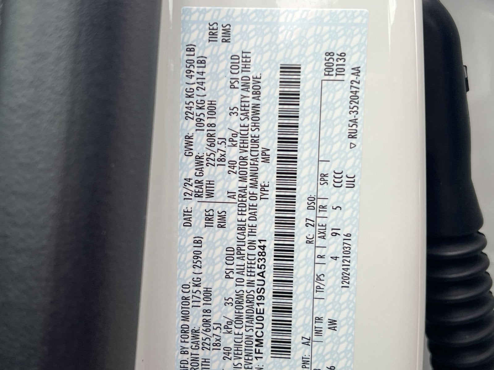 2025 Ford Escape Plug-In Hybrid Base