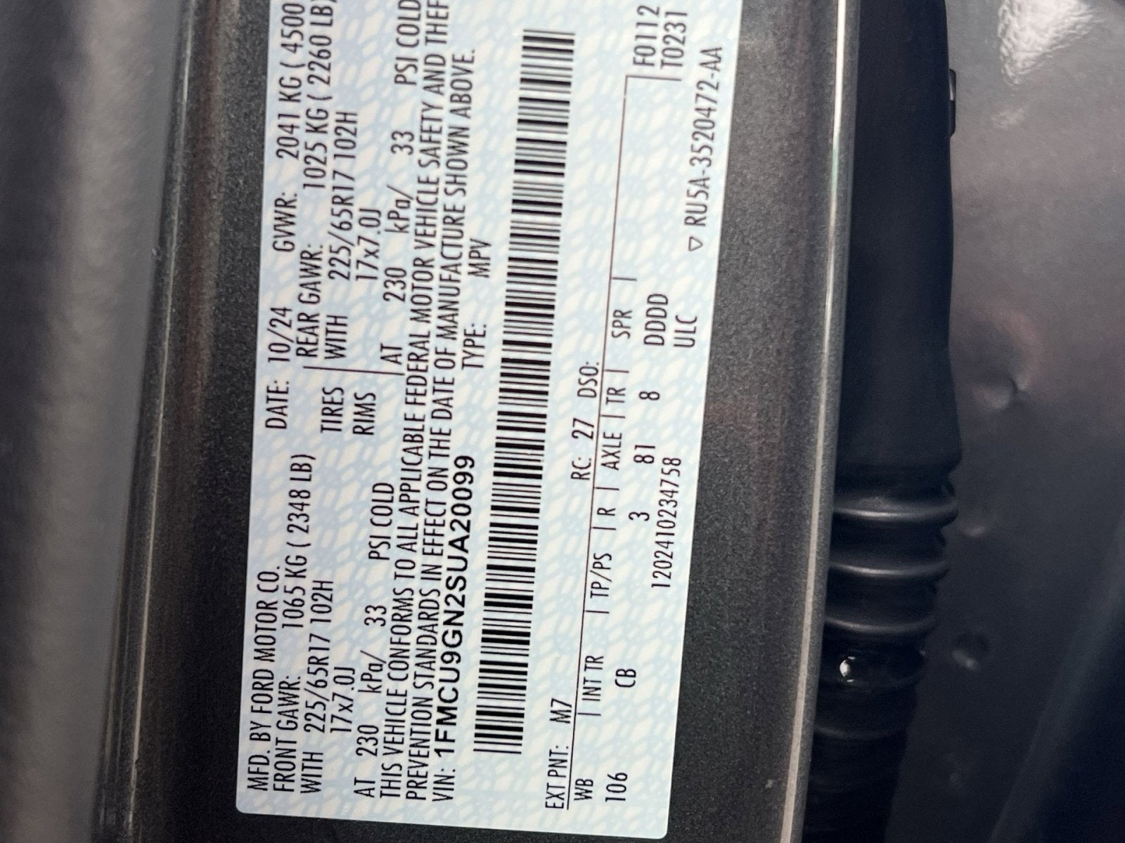 2025 Ford Escape Active