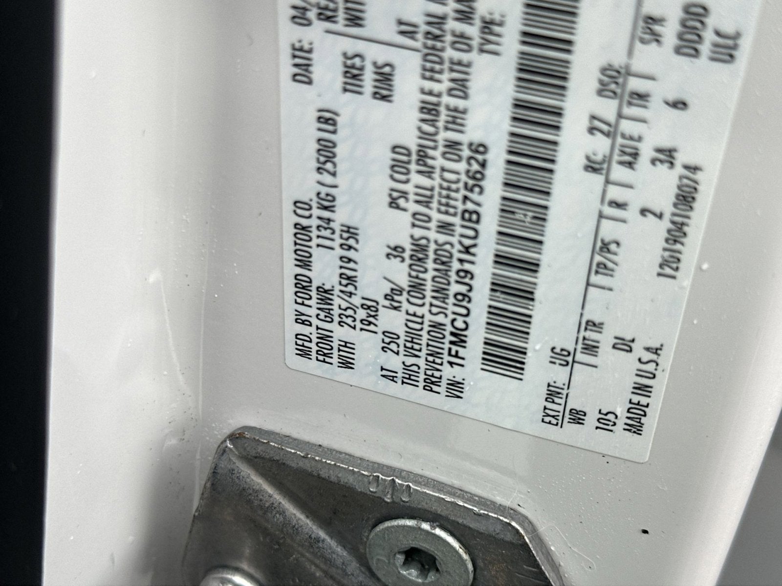 2019 Ford Escape Titanium