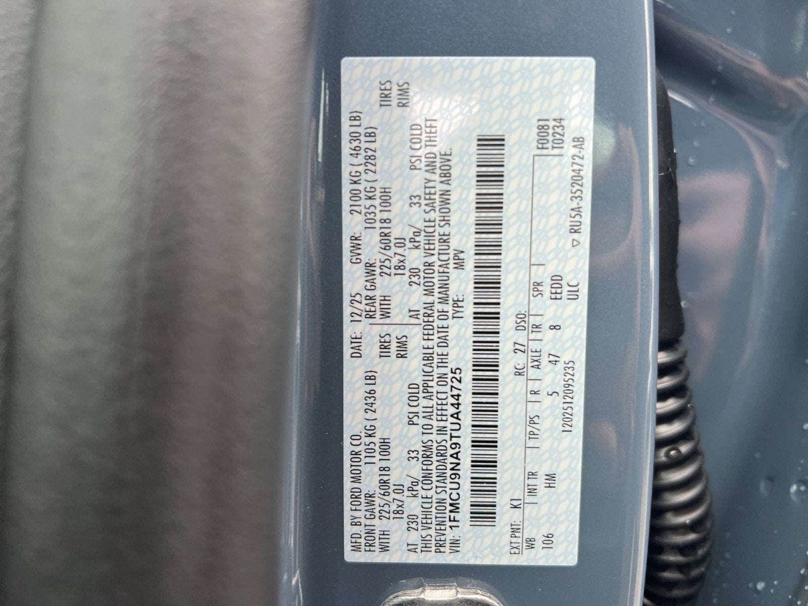 2026 Ford Escape ST-Line Select