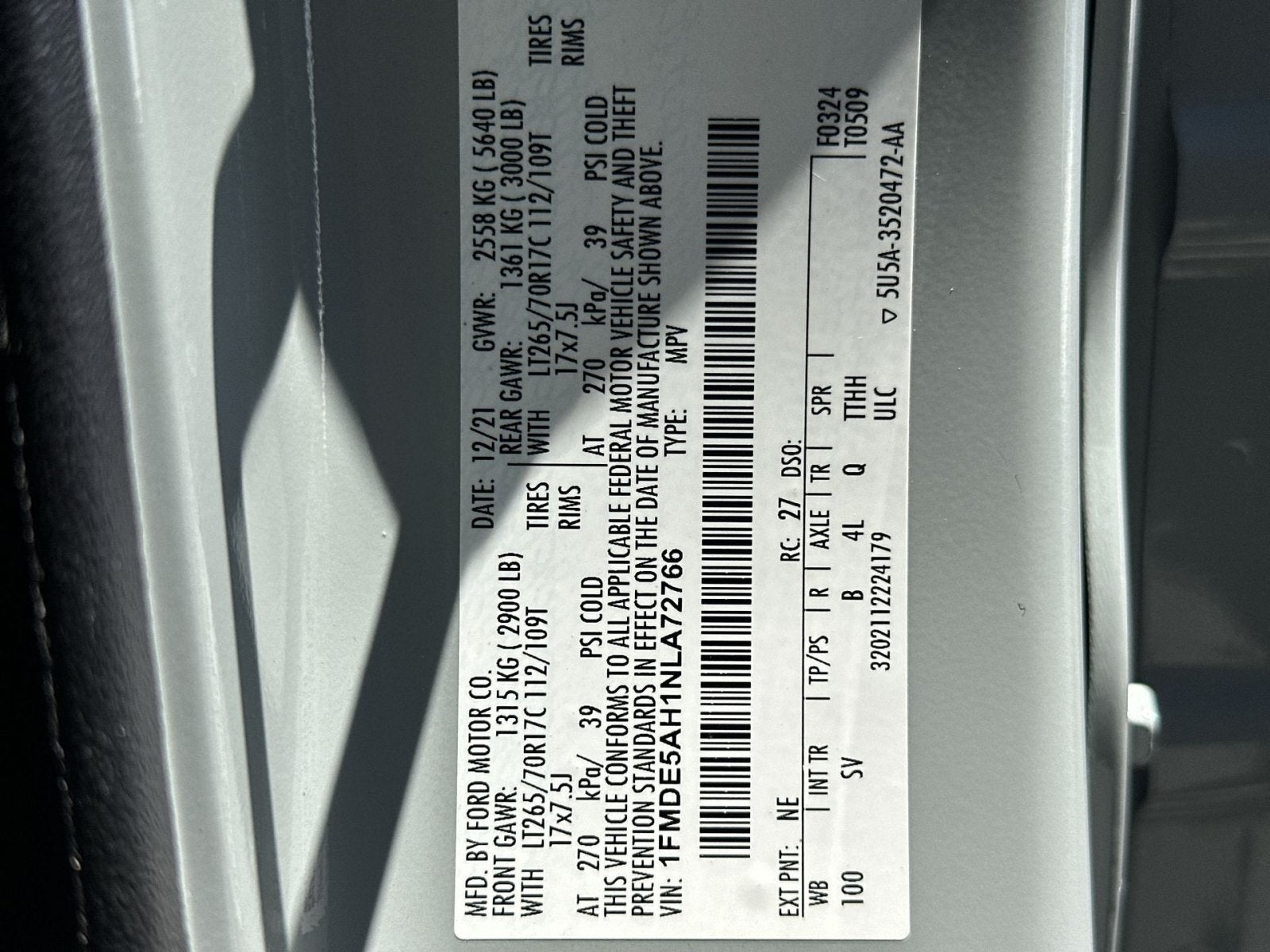 2022 Ford Bronco Black Diamond