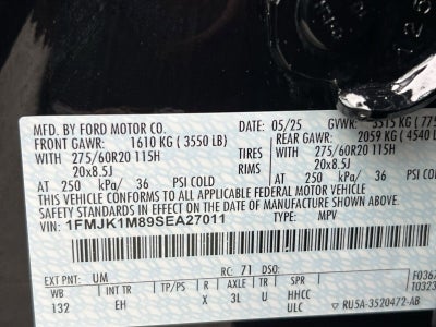2025 Ford Expedition Max Platinum