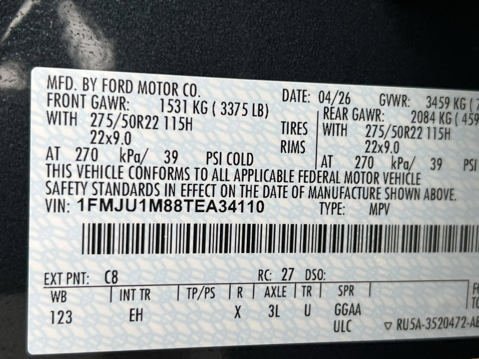 2026 Ford Expedition Platinum
