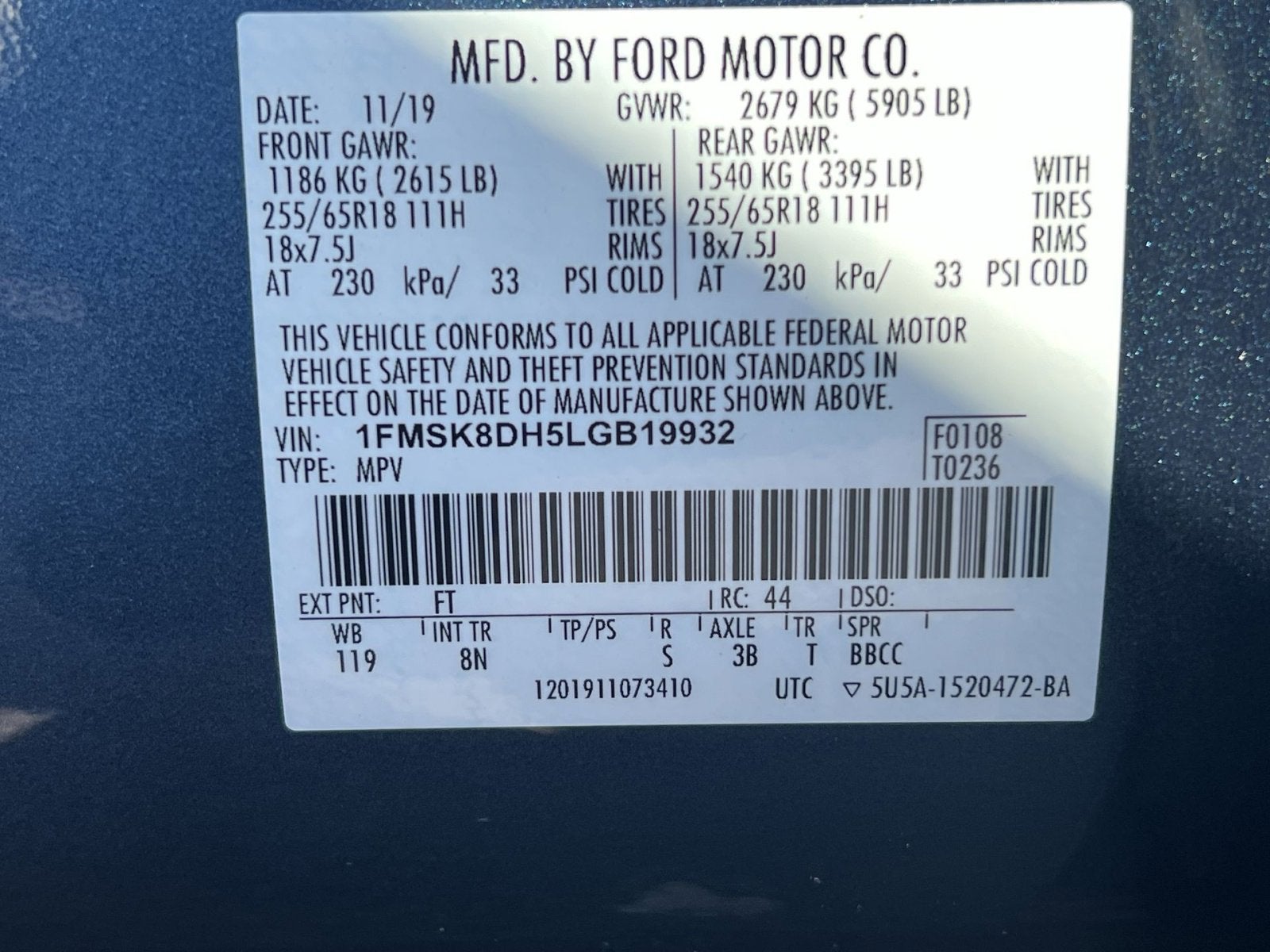2020 Ford Explorer XLT