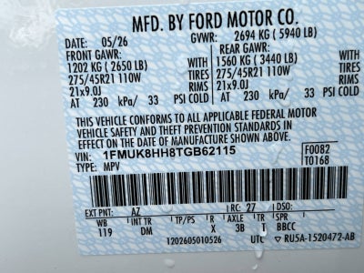 2026 Ford Explorer Platinum