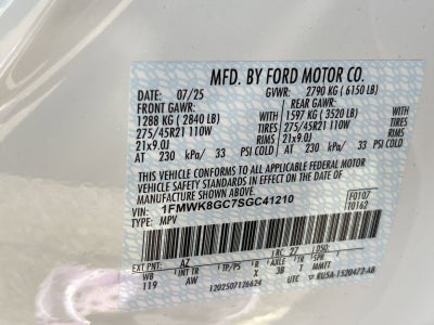 2025 Ford Explorer ST