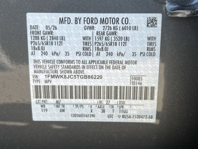 2026 Ford Explorer Tremor
