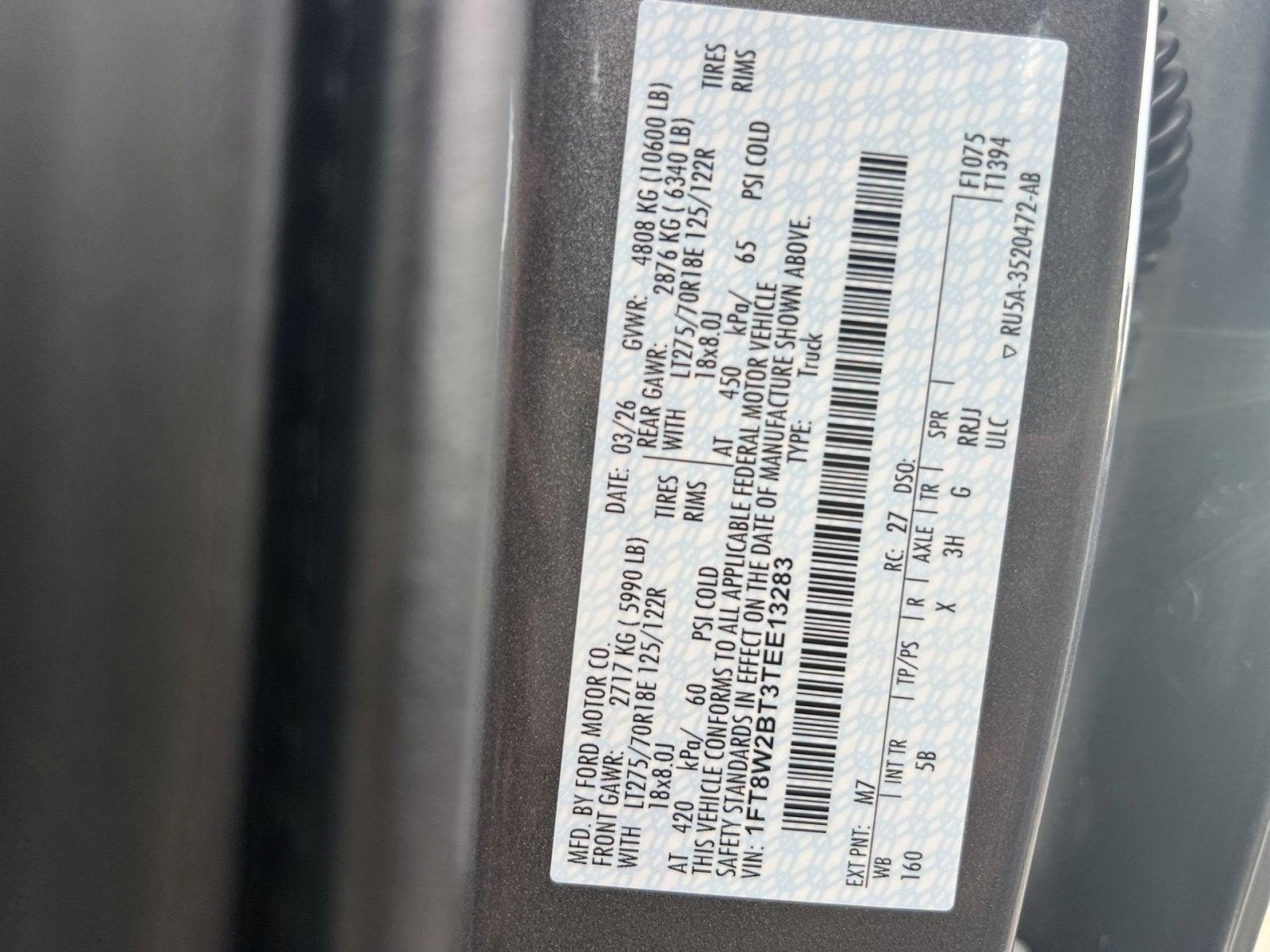 2026 Ford F-250SD Lariat