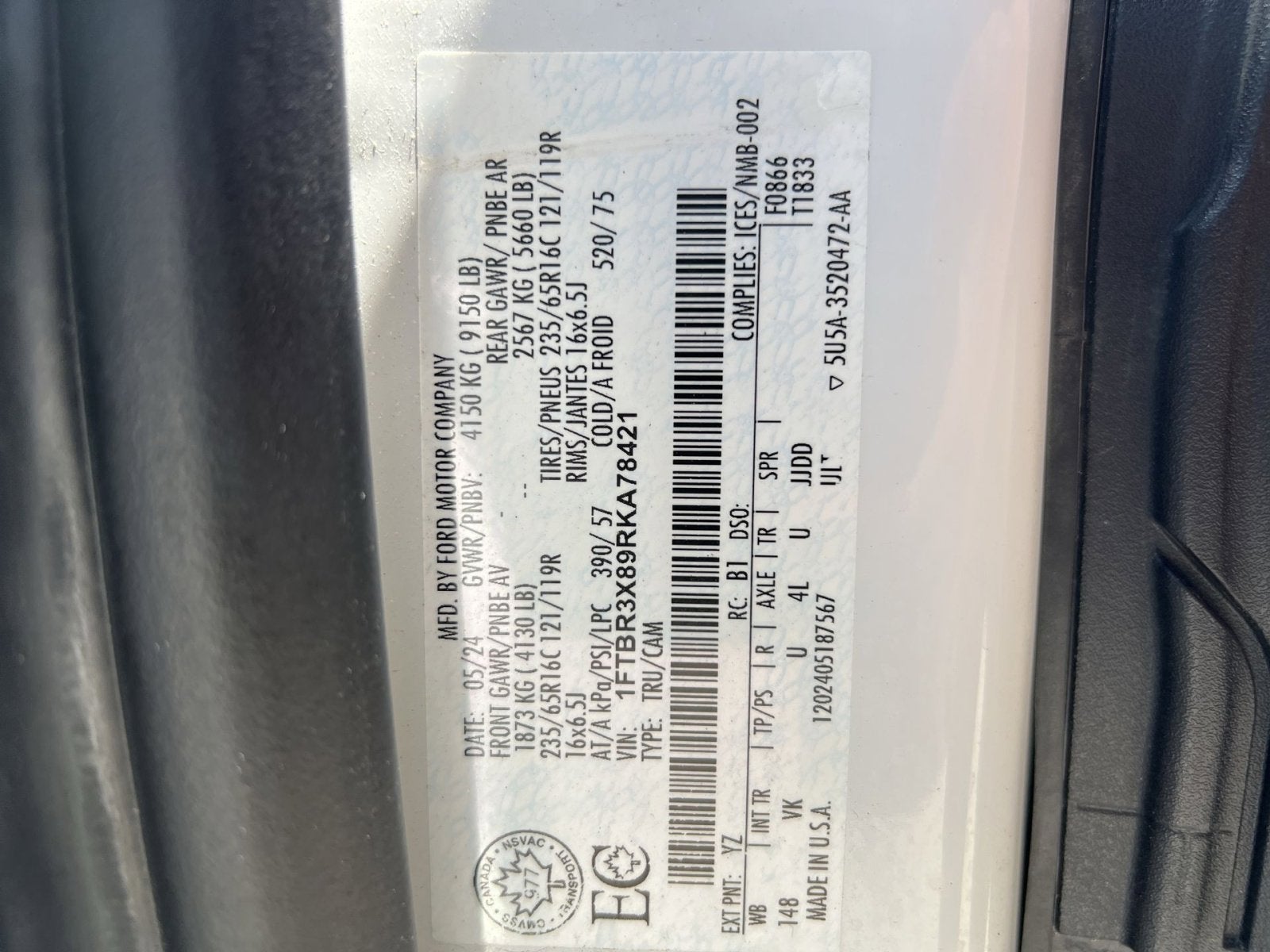 2024 Ford Transit-250 Base