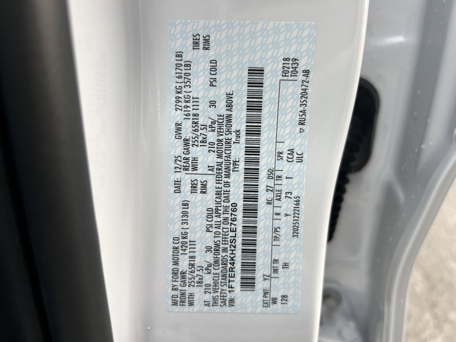 2025 Ford Ranger Lariat