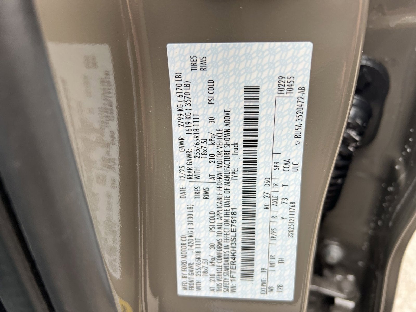 2025 Ford Ranger Lariat