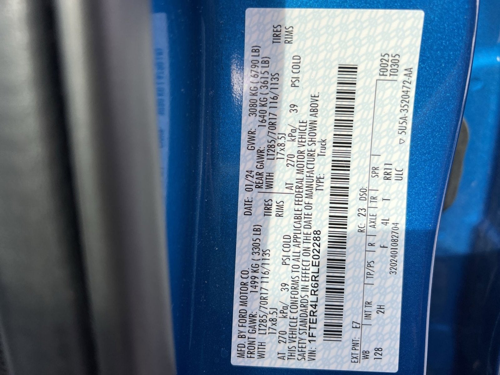 2024 Ford Ranger Raptor