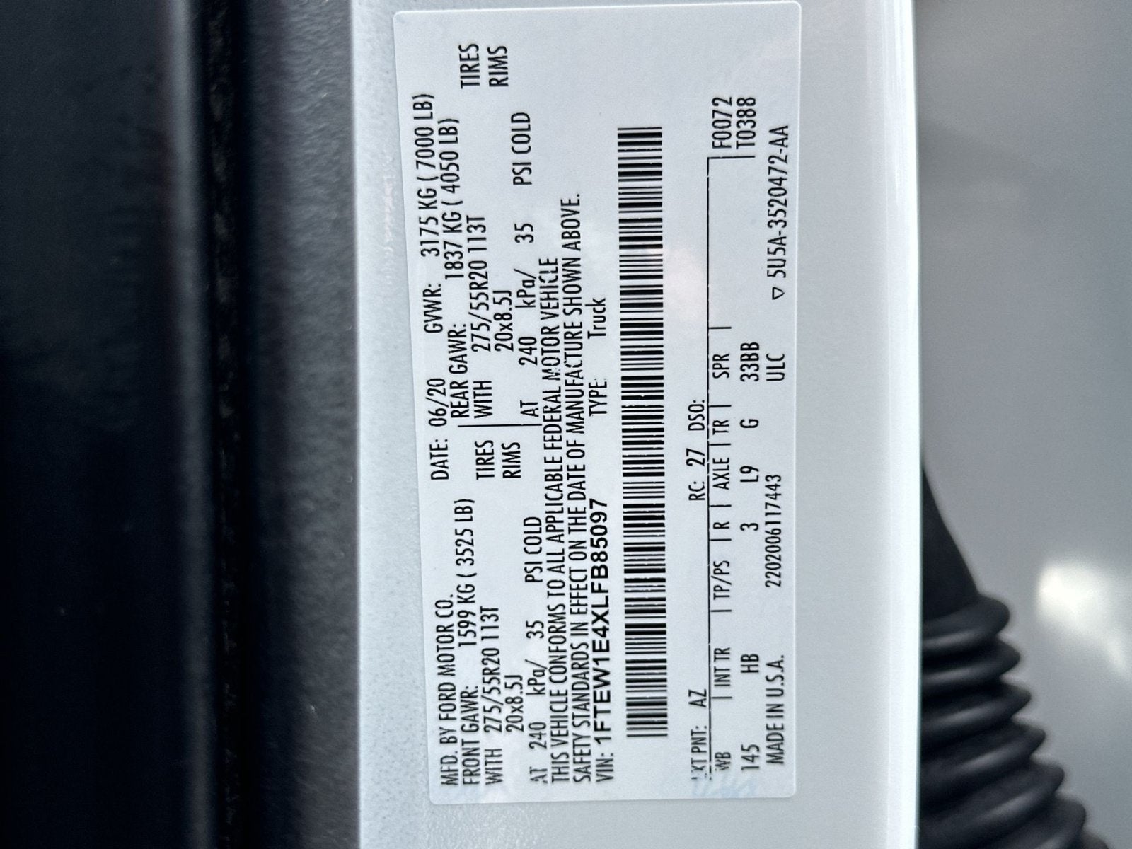 2020 Ford F-150 Lariat