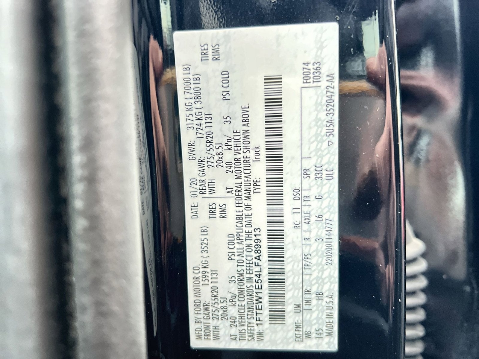 2020 Ford F-150 Lariat