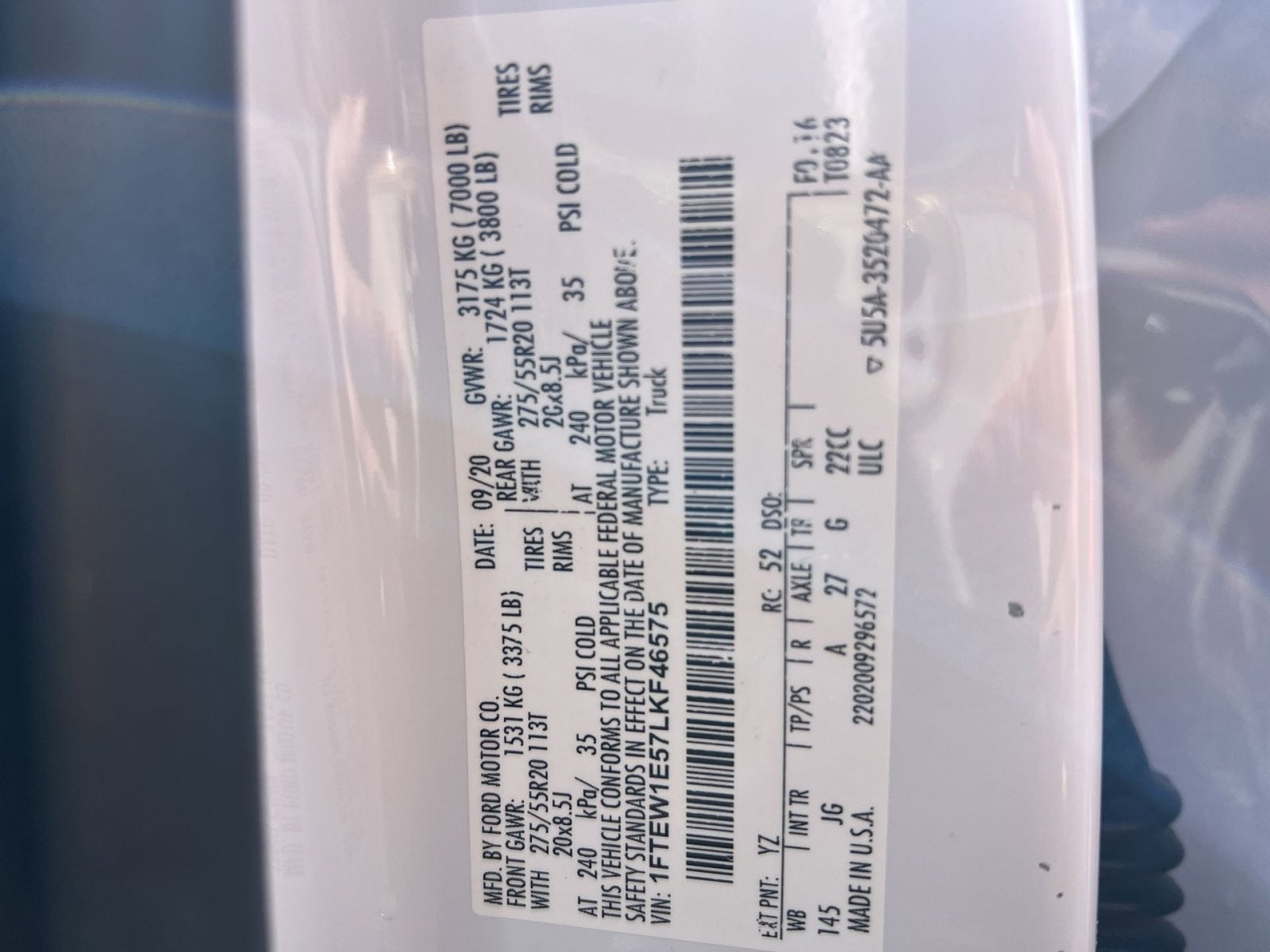 2020 Ford F-150 STX