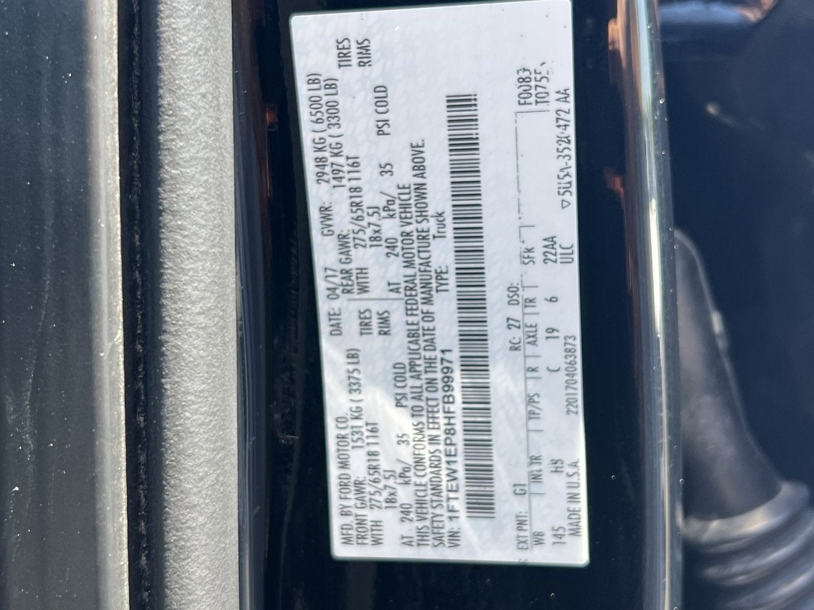 2017 Ford F-150 Lariat