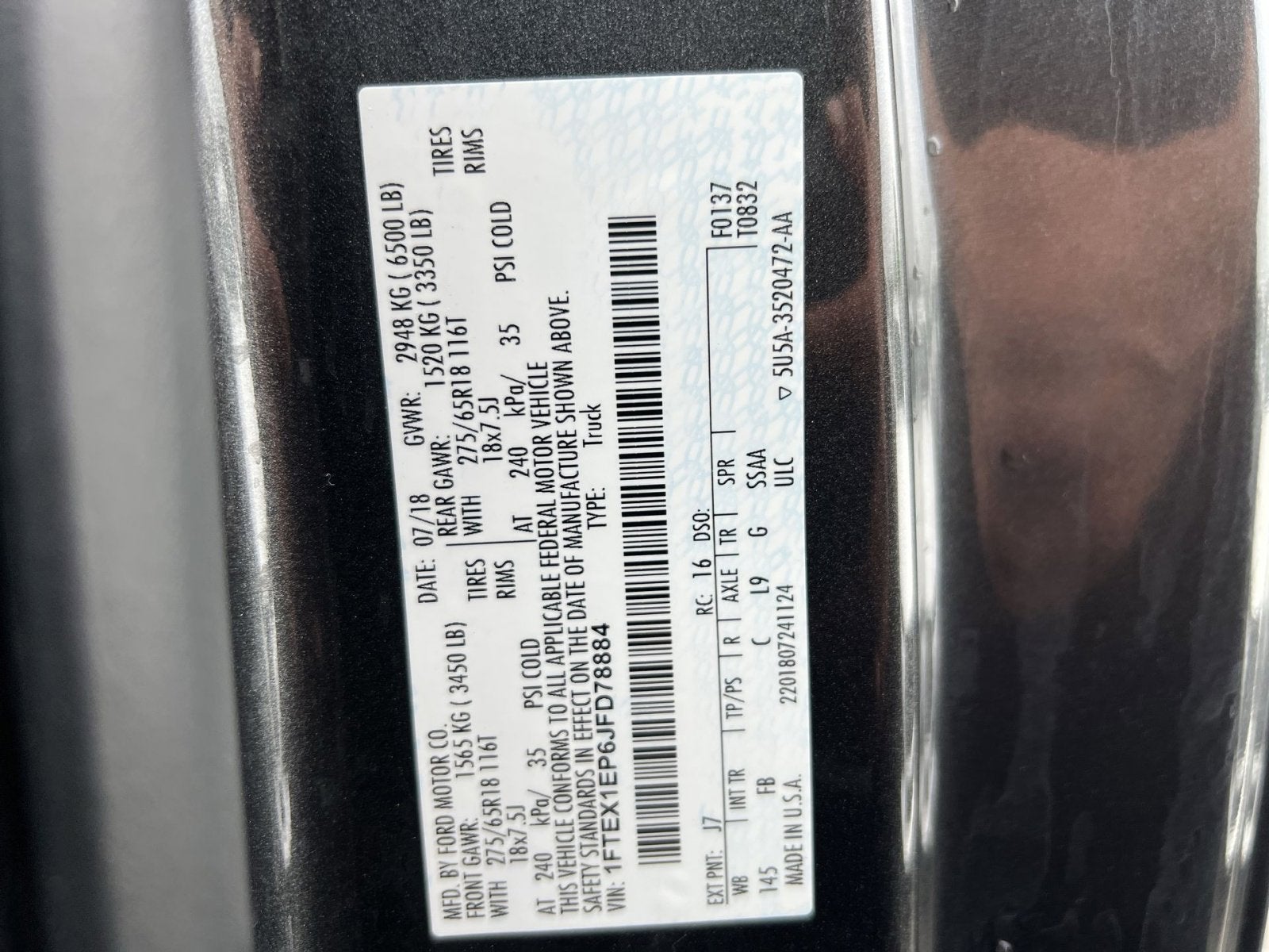 2018 Ford F-150 XLT
