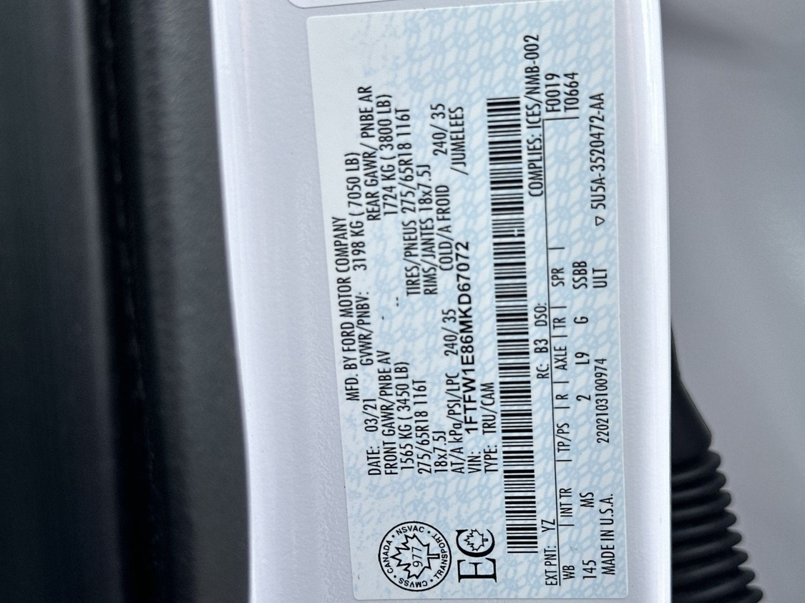 2021 Ford F-150 XLT