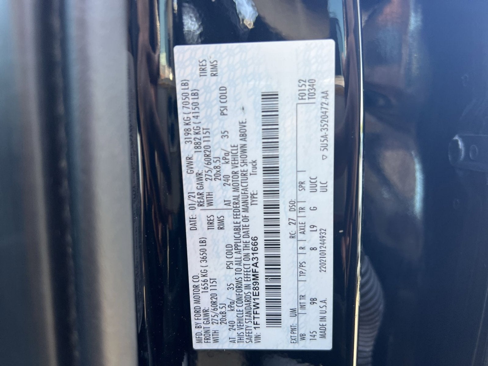 2021 Ford F-150 Platinum