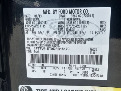 2013 Ford F-150 Platinum