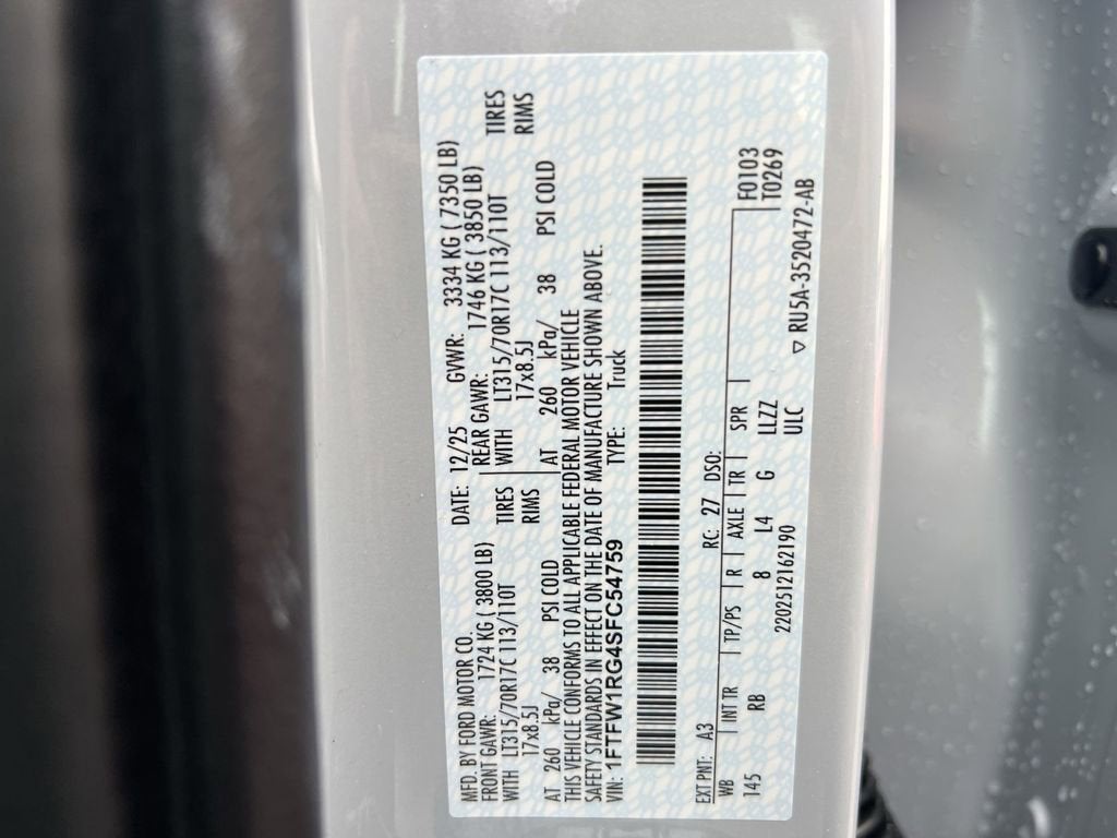 2025 Ford F-150 Raptor