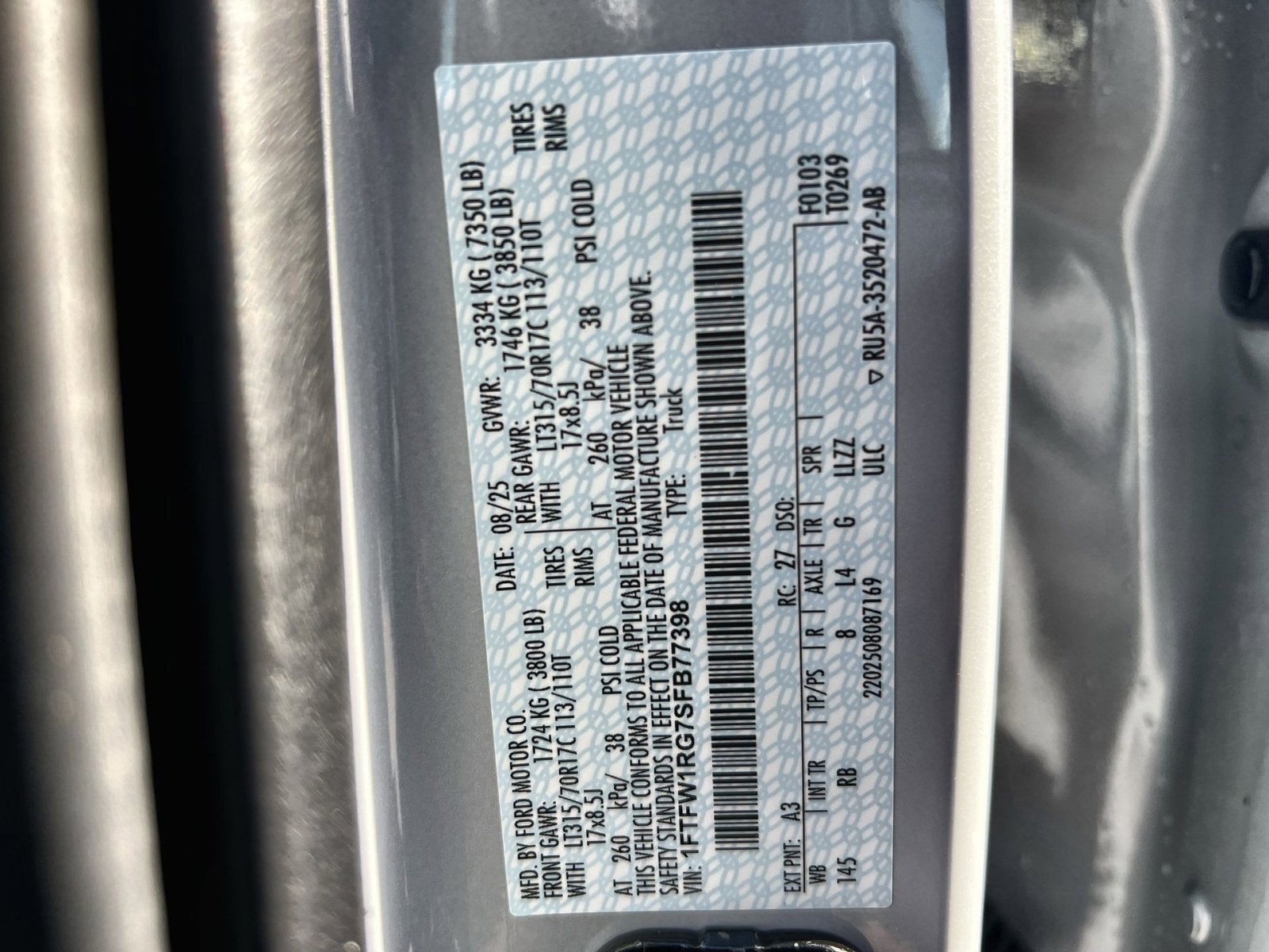 2025 Ford F-150 Raptor