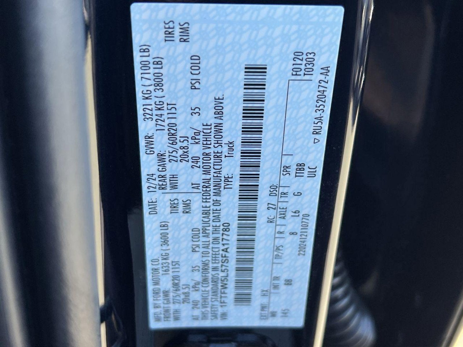 2025 Ford F-150 SHELBY Supercharged 785-HP