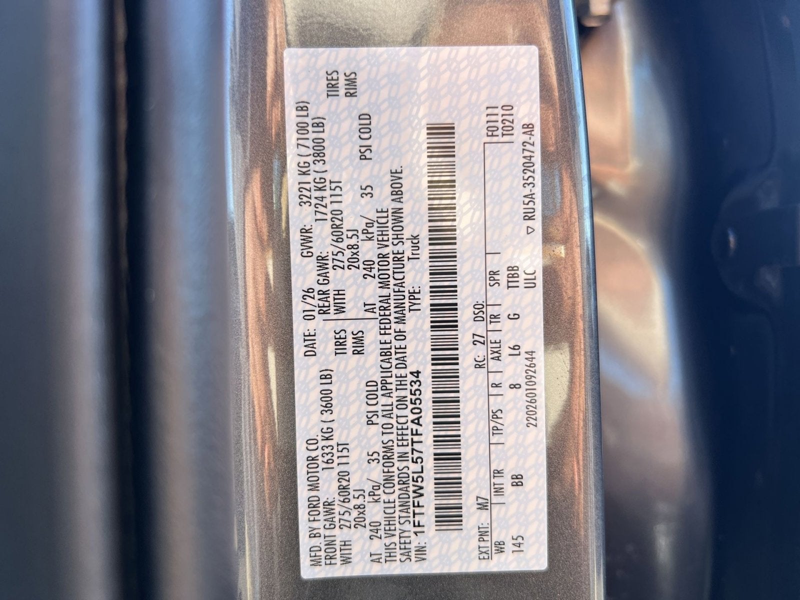 2026 Ford F-150 Lariat