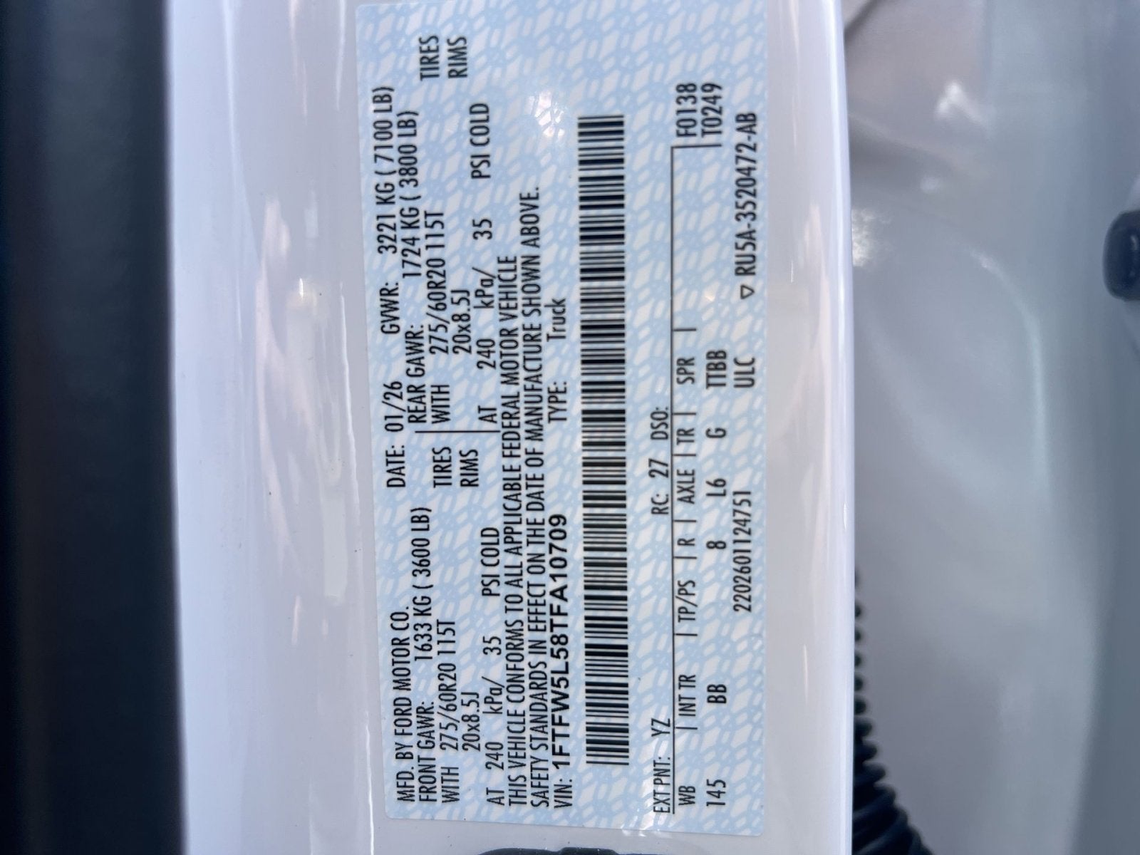 2026 Ford F-150 Black Widow Premium Lifted 4X4