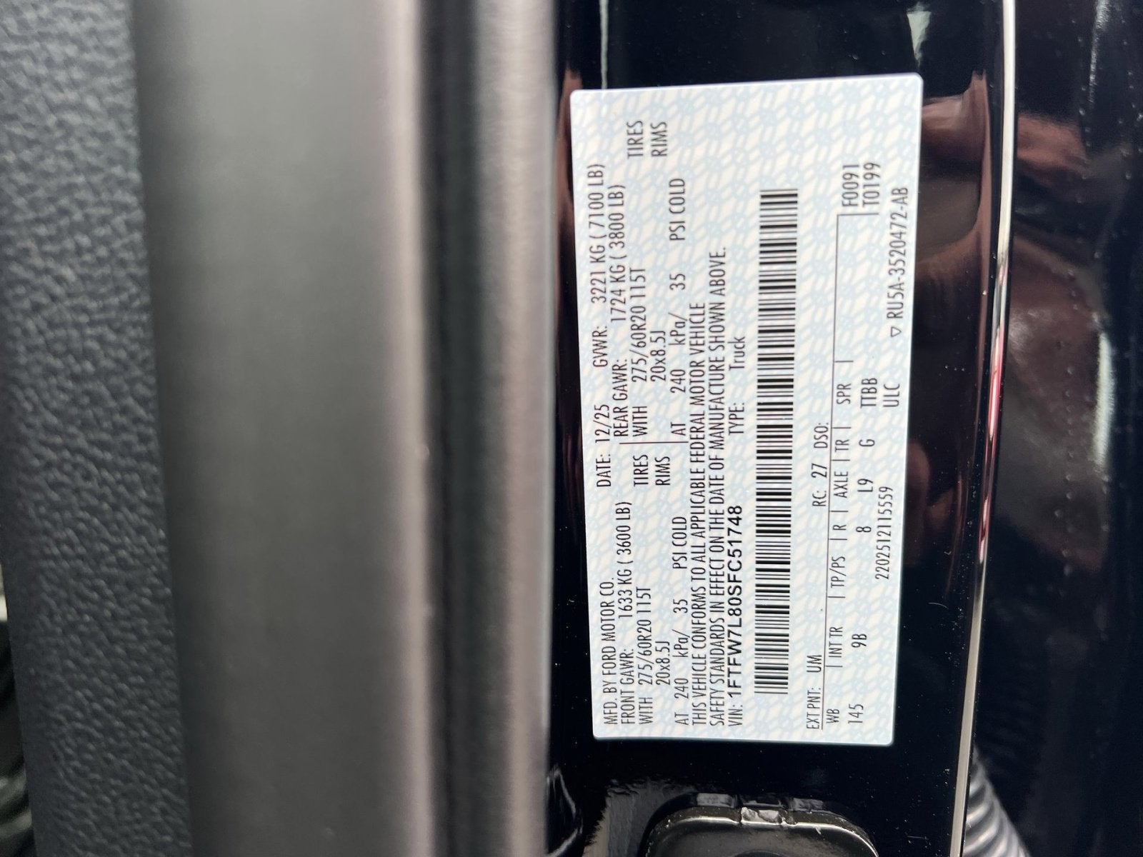 2025 Ford F-150 Platinum