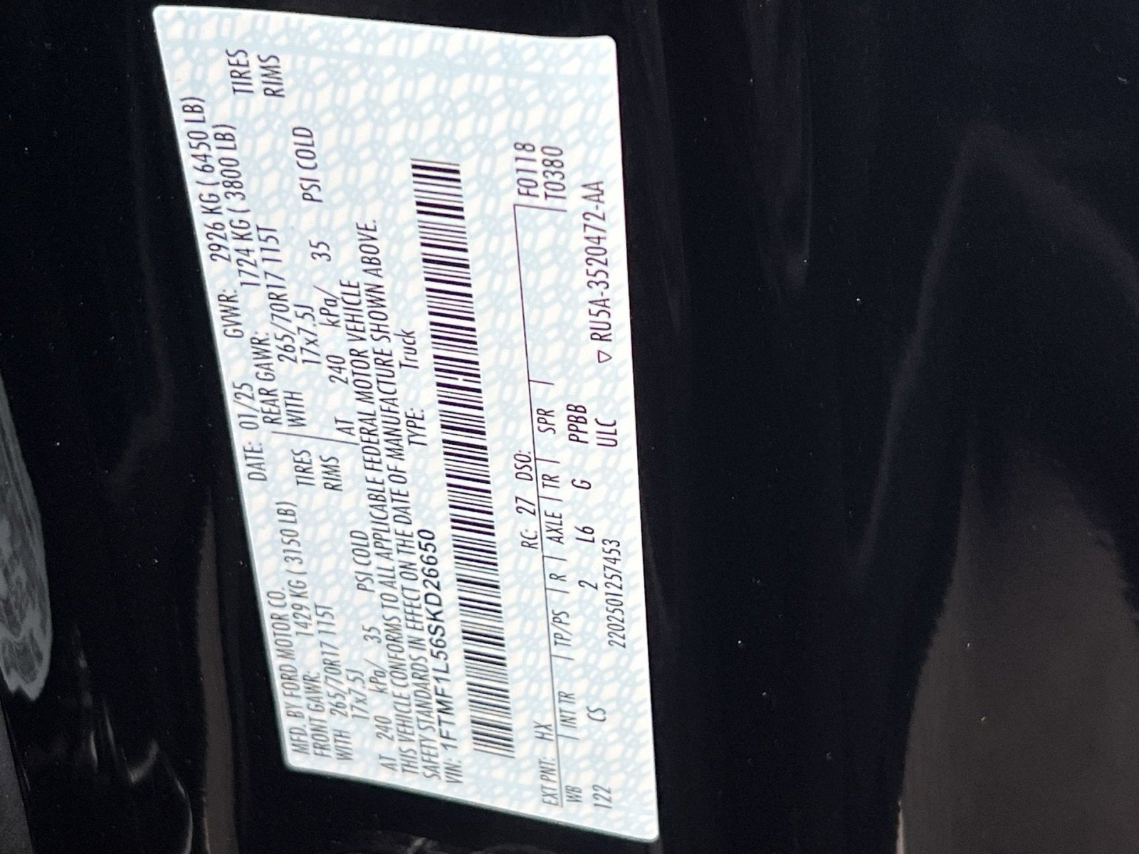 2025 Ford F-150 Bandit Lowered Street Truck 4WD