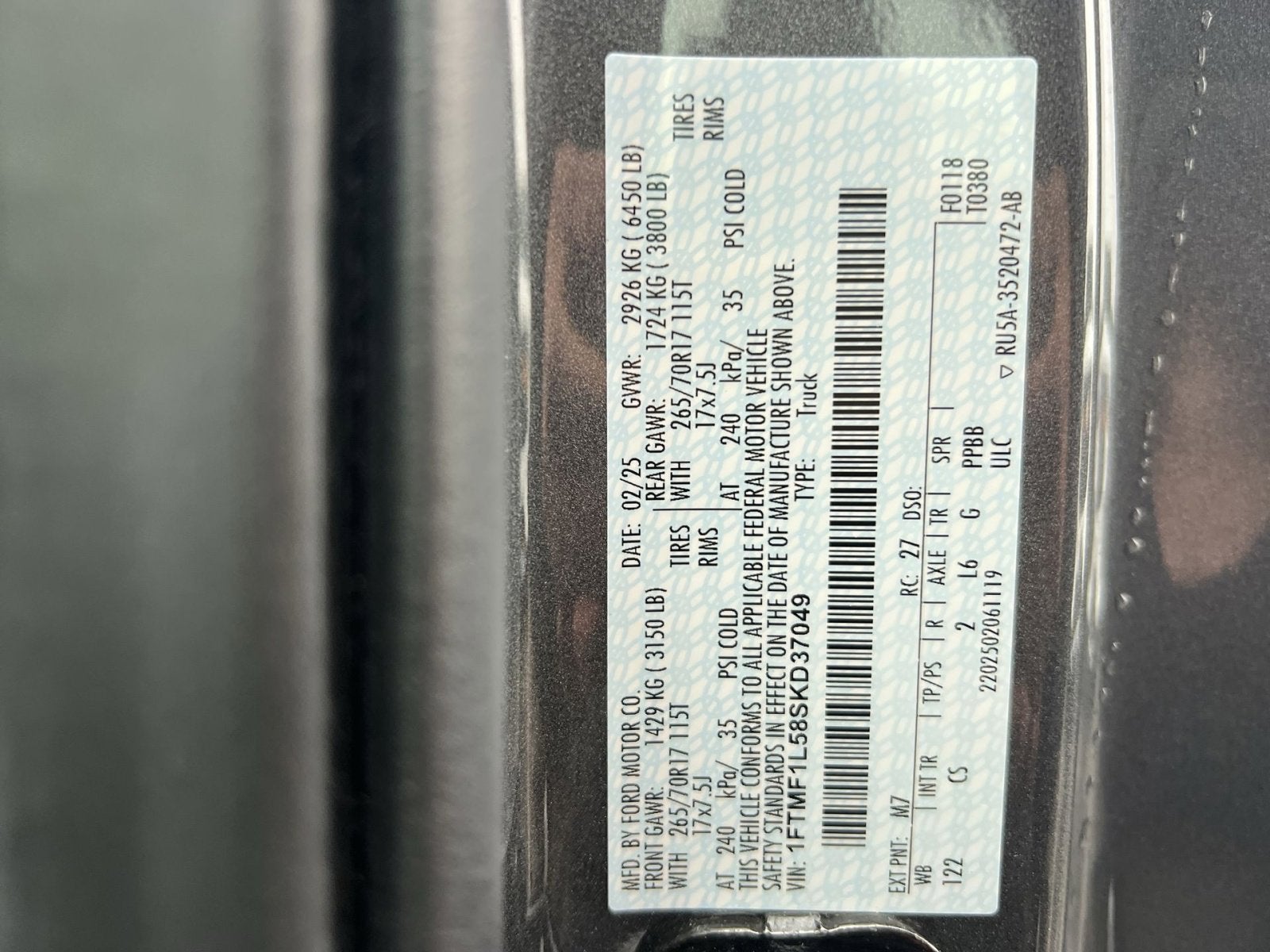 2025 Ford F-150 Bandit Lowered Street Truck 4WD