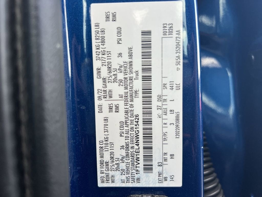 2022 Ford F-150 Lightning Lariat